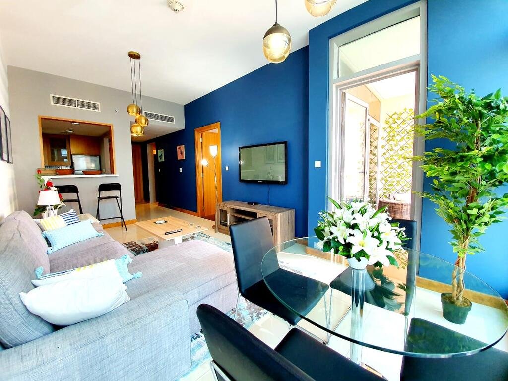 Beautifully Designed 1 Bed With Marina Views - Accommodation Dubai 4