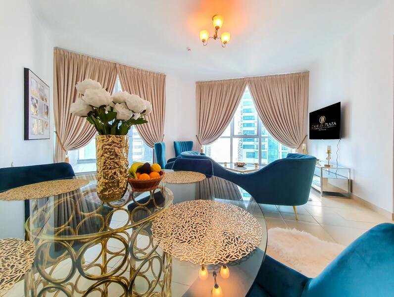 Castle Plaza- Comfortable 2 Bedroom Partial Sea View - Accommodation Dubai 3