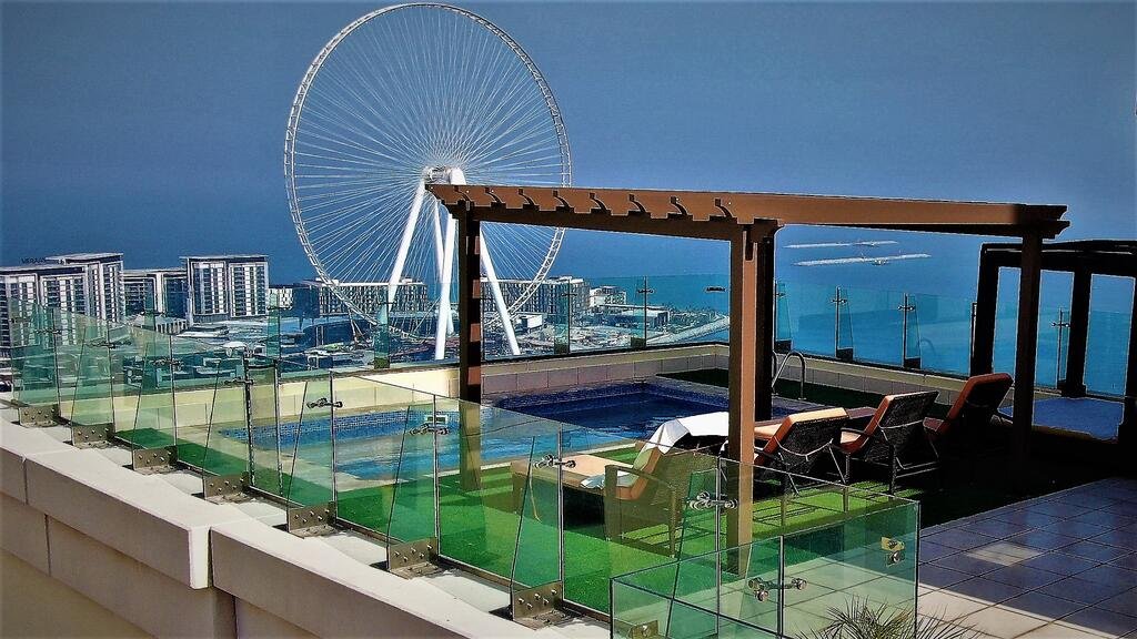 Dubai Jbr Amazing Penthouse With Stunning View - Accommodation Abudhabi