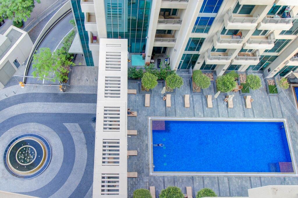 Durrani Homes - Luxurious Studio Near Dubai Mall With Pool View - Accommodation Abudhabi