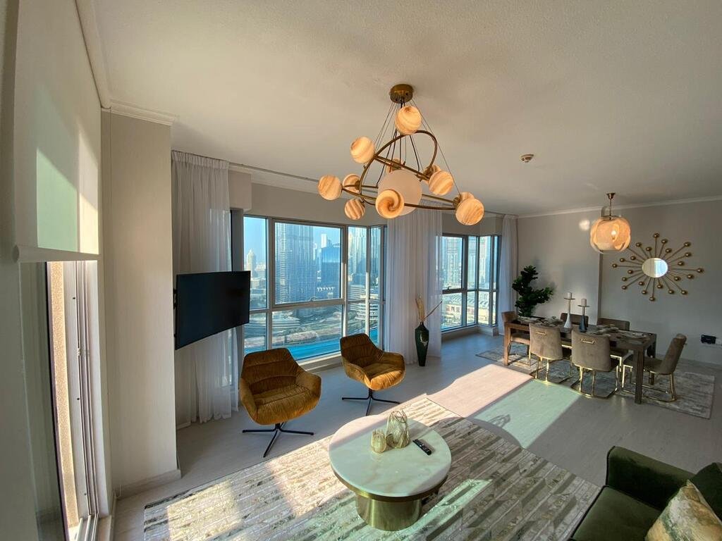 Durrani Homes - Luxury Living With Panoramic Fountain And Burj Khalifa View - Accommodation Abudhabi