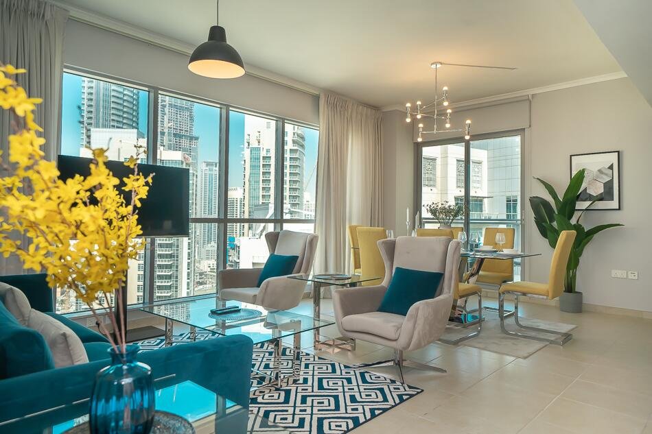Durrani Homes - Residences LUX Two Bedroom & Burj Khalifa Fountain View - Accommodation Dubai 5