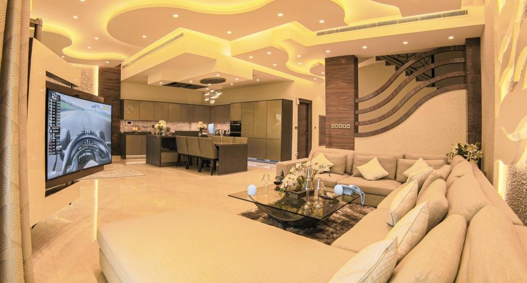 Exquisite Palm Villa With Private Beach, Palma Residences - Accommodation Dubai 1