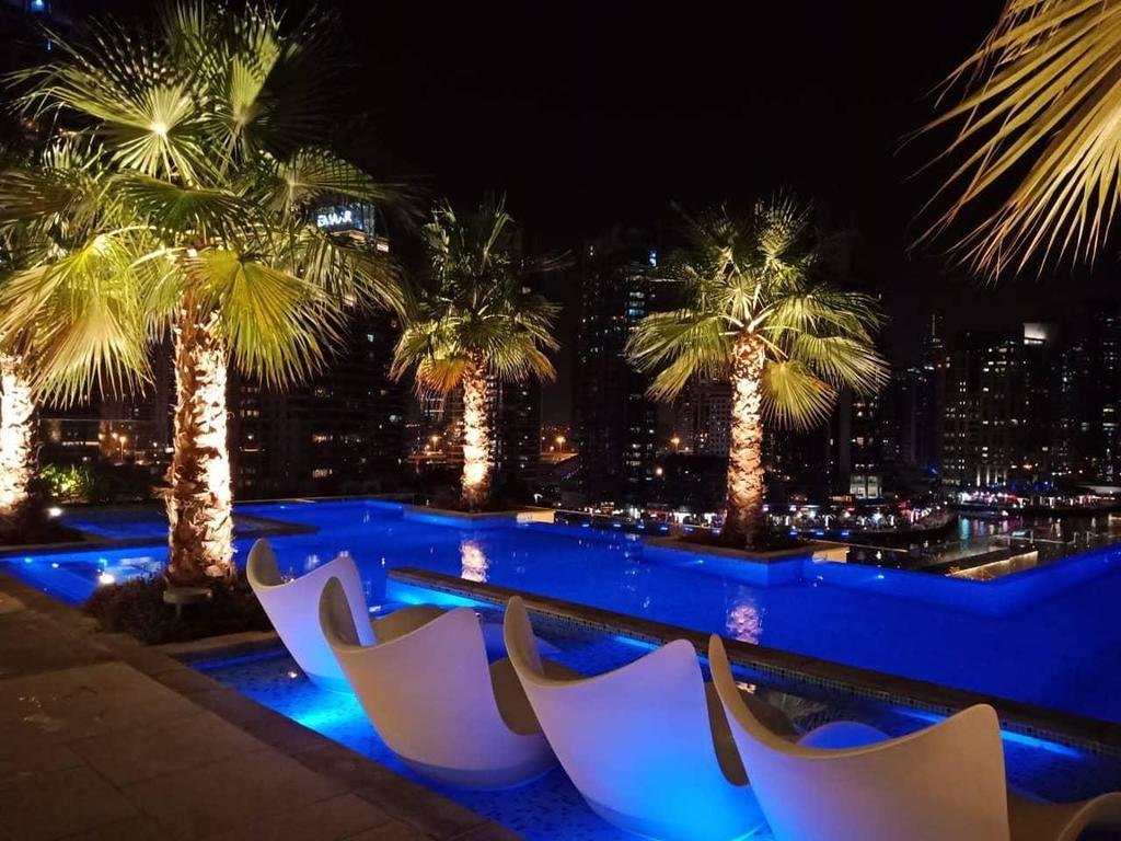 Fabulous 1 BR Dubai Marina & Full Marina View - Accommodation Abudhabi 1