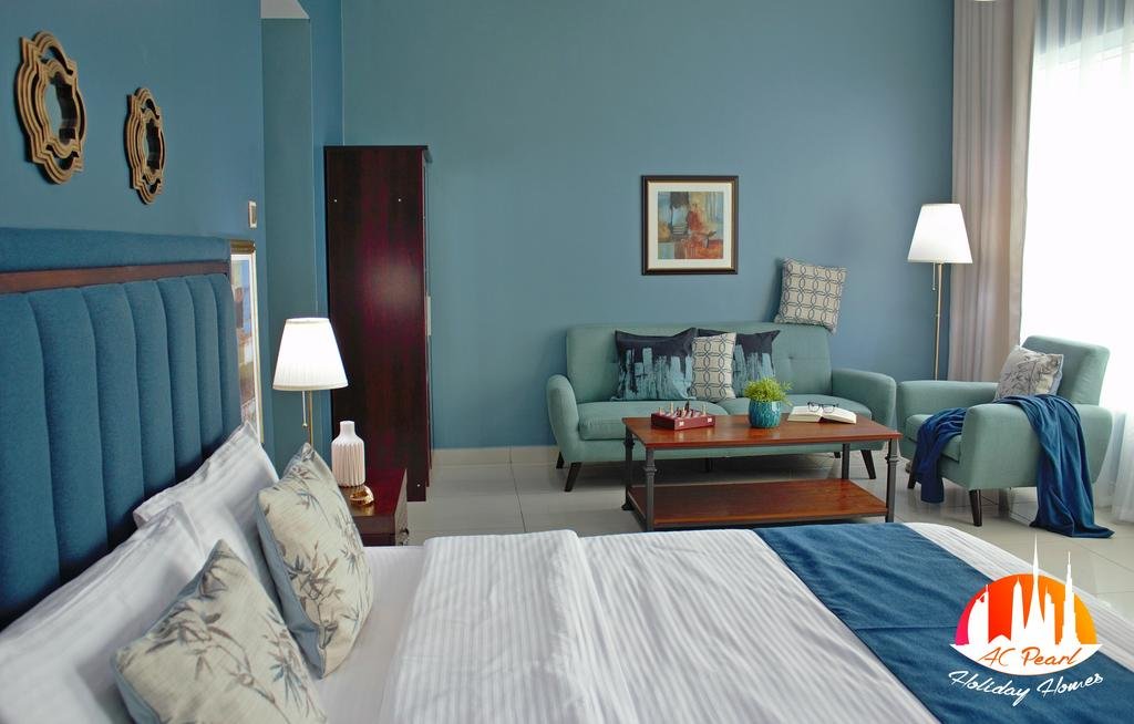 A C Pearl Holiday Homes - Elegant Sea View Four Bedroom Apartment - Accommodation Abudhabi 2