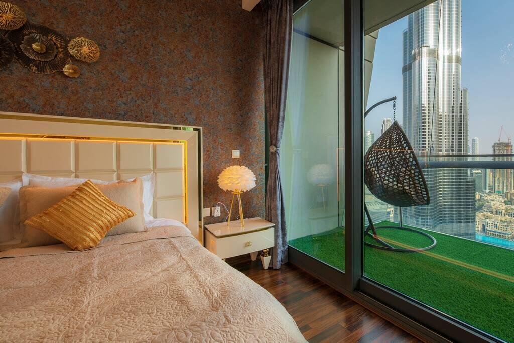 FIRST CLASS 3BR With Full BURJ KHALIFA And FOUNTAIN VIEW - Accommodation Abudhabi 3