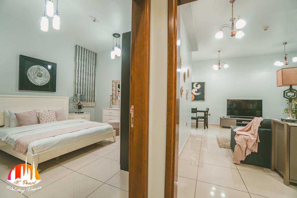 A C Pearl Holiday Homes - Stylish 1 Bedroom Apartment - Accommodation Abudhabi 4