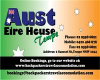 Aust Eire House Tempe - Tourism Canberra