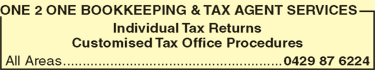 One 2 One Bookkeeping & Tax Agent Services - thumb 2