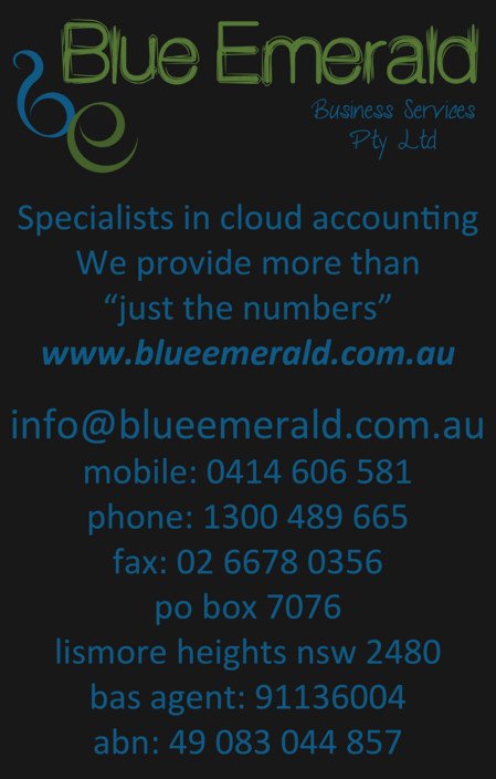Blue Emerald - Byron Bay Accountants