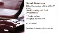 Russell Boardman Bookkeeping amp BAS Preparation - Sunshine Coast Accountants