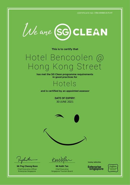 Hotel Bencoolen @ Hong Kong Street - Accommodation Singapore