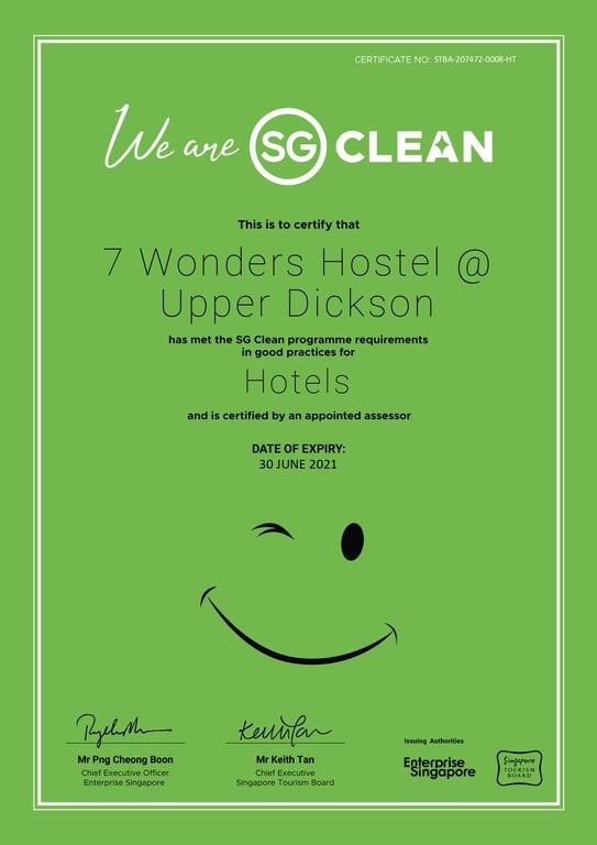 7 Wonders Hostel @ Upper Dickson - Accommodation Singapore