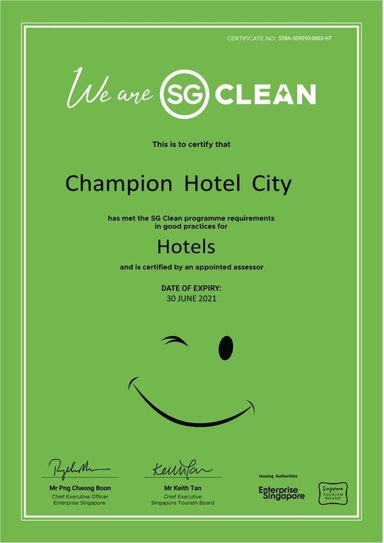 Champion Hotel City - Accommodation Singapore