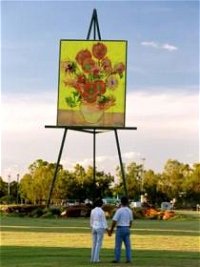 Van Gogh Sunflower Painting - Tourism Canberra