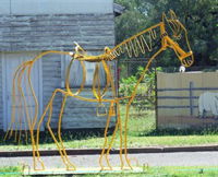 Augathella Wrought Iron Sculptures - QLD Tourism