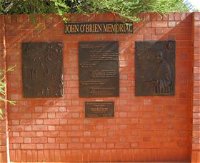 John OBrien Commemorative Wall - Accommodation Cooktown