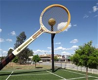 Barellans Big Tennis Racquet - Brisbane Tourism