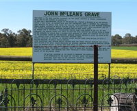 John McLeans Memorial - Accommodation ACT