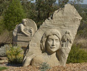 Heritage Sculptures at Pensioners Hill Lookout Gunnedah