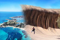 Wave Rock  Rottnest Island - Air  Ground Tour - Accommodation Great Ocean Road