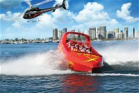 Gold Coast Helicopter 10 min Flight and Jet Boat Ride - Accommodation Whitsundays
