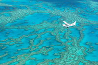 Scenic Flight - Great Barrier Reef Heart Reef Whitehaven Beach  Hill Inlet - Accommodation Nelson Bay