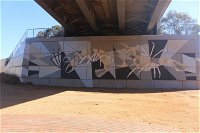 Berri Bridge Mural - Accommodation Newcastle