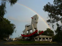 The Big Rocking Horse And The Toy Factory - Broome Tourism
