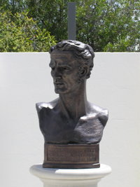 Adam Lindsay Gordon Bronze Bust - Attractions Perth