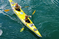1 Hour Rental Deluxe Double Sea Kayak - Accommodation Perth