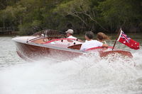 Noosa River Cruise for 2 people on a Classic Mahogany Speed Boat - 90 min.