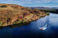 Ord River Discoverer with Sunset - Broome Tourism