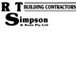 R.T. Simpson  Sons Pty Ltd - Builders Sunshine Coast