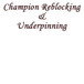 Champion Reblocking  Underpinning - Builders Victoria
