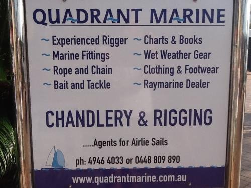 Quadrant Marine Chandlery  Rigging Services - DBD