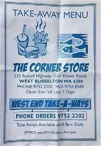 The Corner Store and West End Take-Away - Internet Find