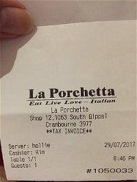 La Porchetta - Seniors Australia