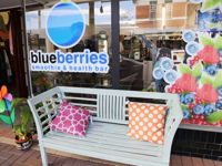 Blueberries Smoothie and Health Bar - Internet Find