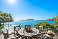 Cape Mackerel Cabin with Magic Palm Beach  Pittwater Views