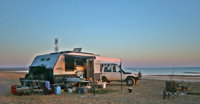 Ningaloo Glamping caravan rental along the Ningaloo Coast - Seniors Australia
