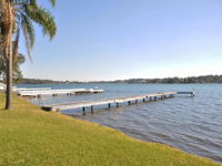 The Studio on the Lake  Fishing Point Lake Macquarie - honestly put the line in and catch fish - Renee