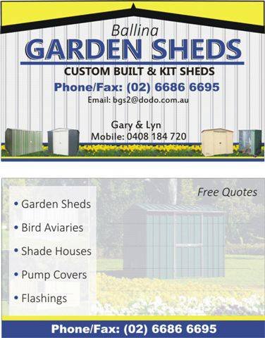 Ballina Garden Sheds - Australian Directory
