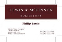 Lewis  McKinnon Solicitors  Conveyancers - LBG