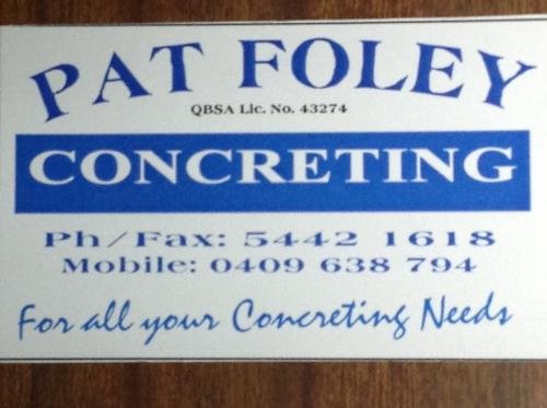 Pat Foley Concreting - Australian Directory