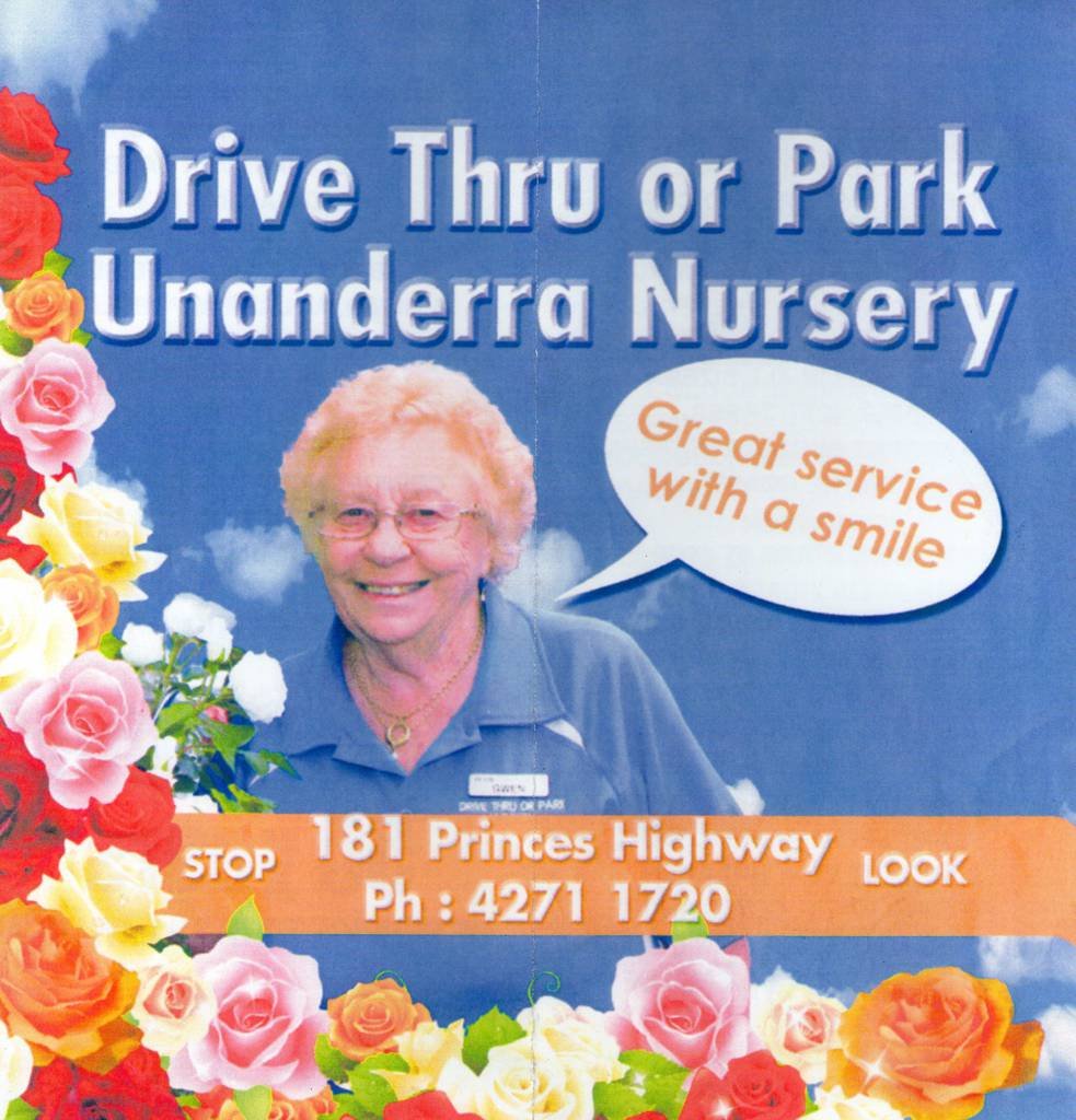 Drive Thru or Park Unanderra Nursery - Renee
