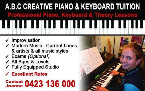 ABC Creative Piano  Keyboard Tuition - Suburb Australia