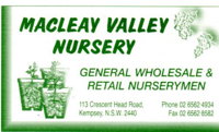 Macleay Valley Nursery - Click Find