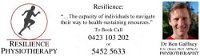 Ben Gaffney DrResilience Physiotherapy - DBD