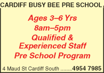 Cardiff Busy Bee Pre School - Newcastle Child Care 2
